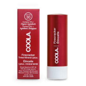 Baume à lèvres teinté bio Mineral Liplux® avec protection solaire FPS 30