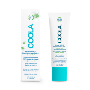 Lotion solaire minérale FPS 30 Visage Concombre